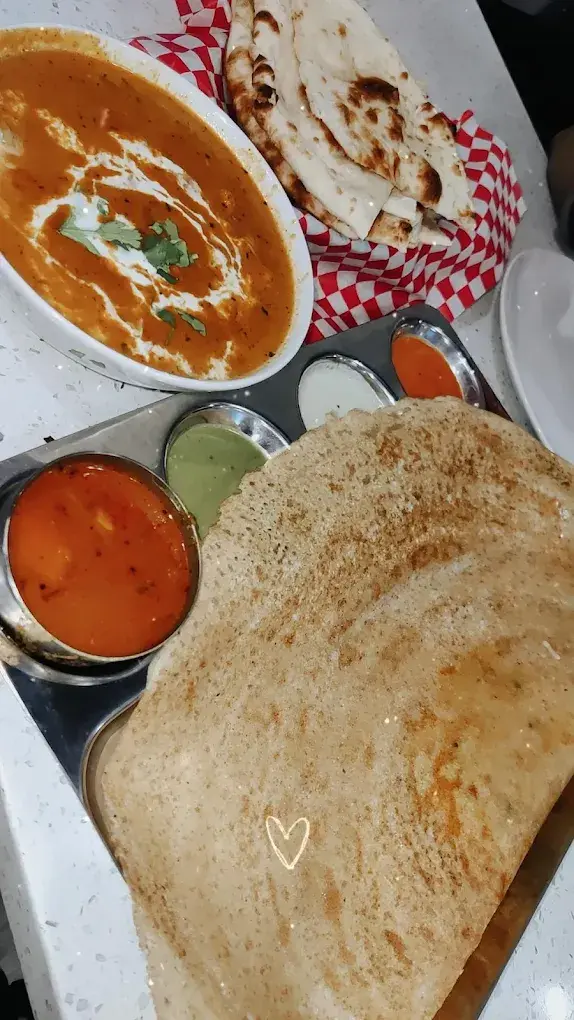 Delicious Ghee Masala Dosa at Dosa Kingdom in Calgary, AB