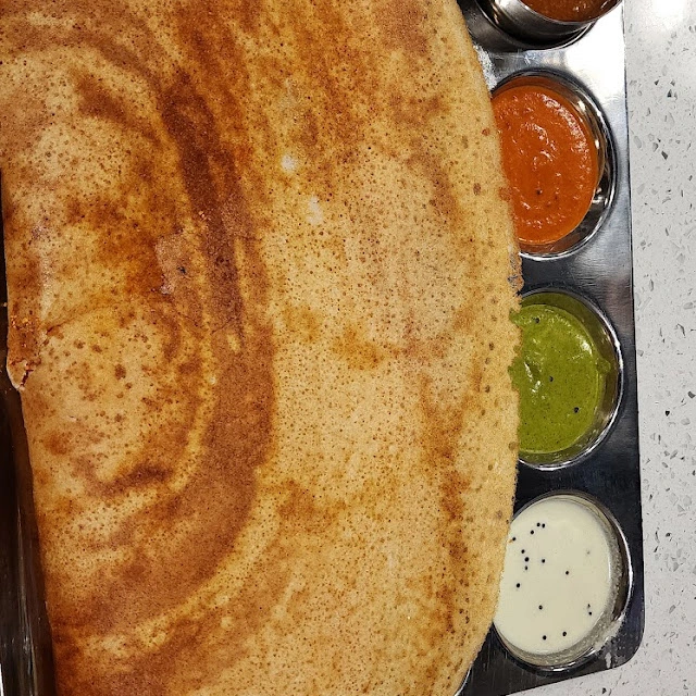 Delicious Podi Dosa at Dosa Kingdom in Calgary, AB